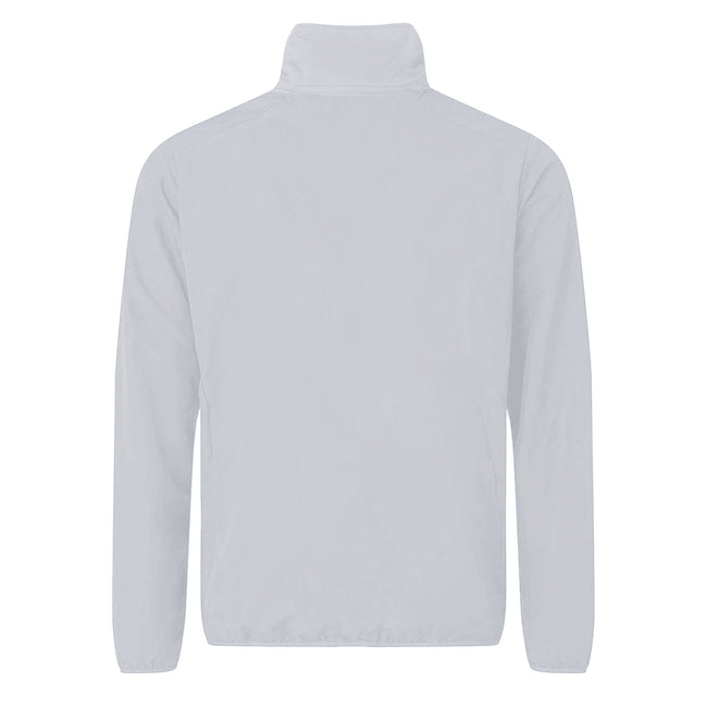 White- Red - Front - 2786 Mens Contrast Lightweight Windcheater Shower Proof Jacket