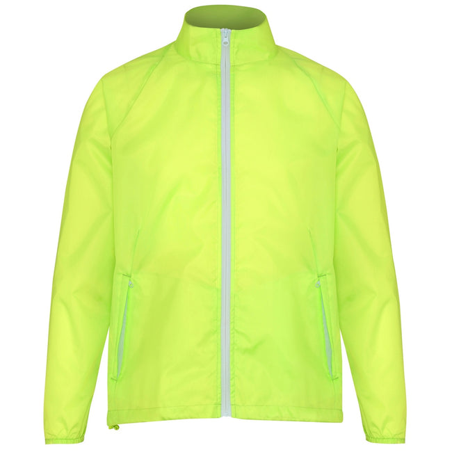 Purple- White - Side - 2786 Mens Contrast Lightweight Windcheater Shower Proof Jacket