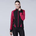Magenta- Black - Back - Spiro Womens-Ladies Freedom Softshell Sports-Training Jacket