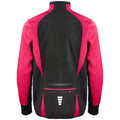 Magenta- Black - Side - Spiro Womens-Ladies Freedom Softshell Sports-Training Jacket