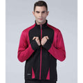 Magenta- Black - Back - Spiro Mens Freedom Softshell Sports-Training Jacket