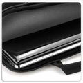 Black - Side - Quadra Neoprene Tablet-Laptop Shuttle Travel Bag