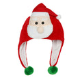 Santa - Front - Christmas Shop Adults Plush Character Christmas Hat