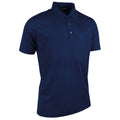Navy - Front - Glenmuir Mens Plain Performance Pique Short Sleeve Golf Polo Shirt