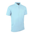 Paradise Blue - Front - Glenmuir Mens Plain Performance Pique Short Sleeve Golf Polo Shirt