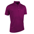 Bordeaux - Front - Glenmuir Mens Plain Performance Pique Short Sleeve Golf Polo Shirt