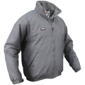 Steel - Front - Slam Mens Lined Winter Sailing Jacket (Water Resistant And Windproof)