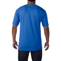 Royal - Back - Gildan Adults Unisex Short Sleeve Premium Cotton V-Neck T-Shirt