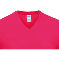 Heliconia - Back - Gildan Adults Unisex Short Sleeve Premium Cotton V-Neck T-Shirt
