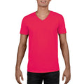 Heliconia - Side - Gildan Adults Unisex Short Sleeve Premium Cotton V-Neck T-Shirt