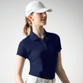 Navy - Back - Glenmuir Womens-Ladies Performance Pique Polo Shirt
