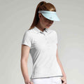 White - Back - Glenmuir Womens-Ladies Performance Pique Polo Shirt