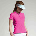 Hot Pink - Back - Glenmuir Womens-Ladies Performance Pique Polo Shirt