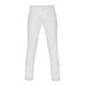 White - Front - Asquith & Fox Womens-Ladies Casual Chino Trousers