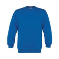 Royal Blue - Front - B&C Childrens-Kids Plain Crew Neck Sweatshirt (Pack of 2)