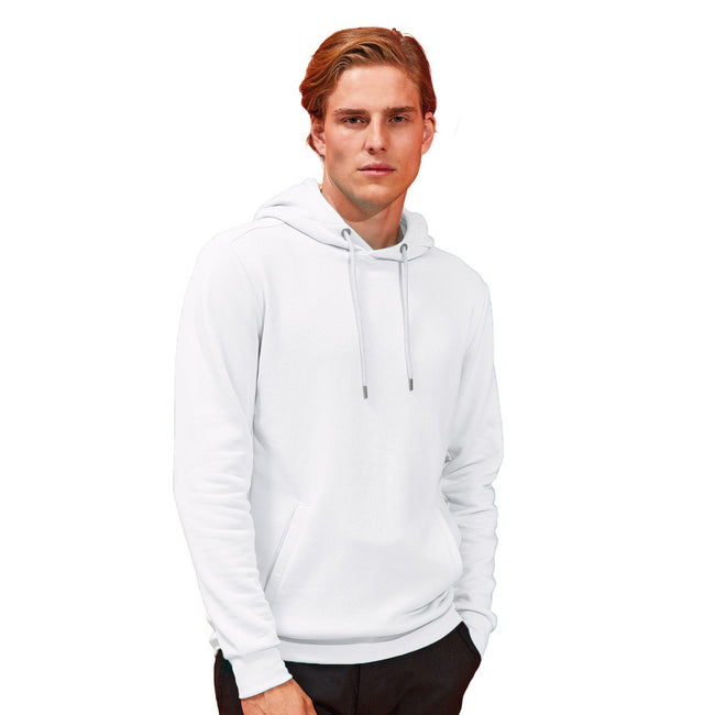 White - Back - Asquith & Fox Mens Organic Hoodie