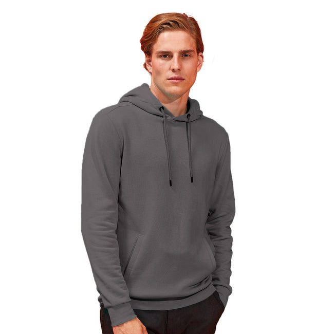 Charcoal - Back - Asquith & Fox Mens Organic Hoodie