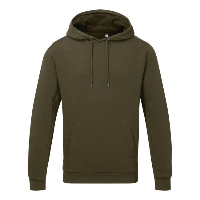 Olive - Front - Asquith & Fox Mens Organic Hoodie