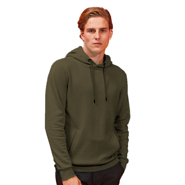 Olive - Back - Asquith & Fox Mens Organic Hoodie