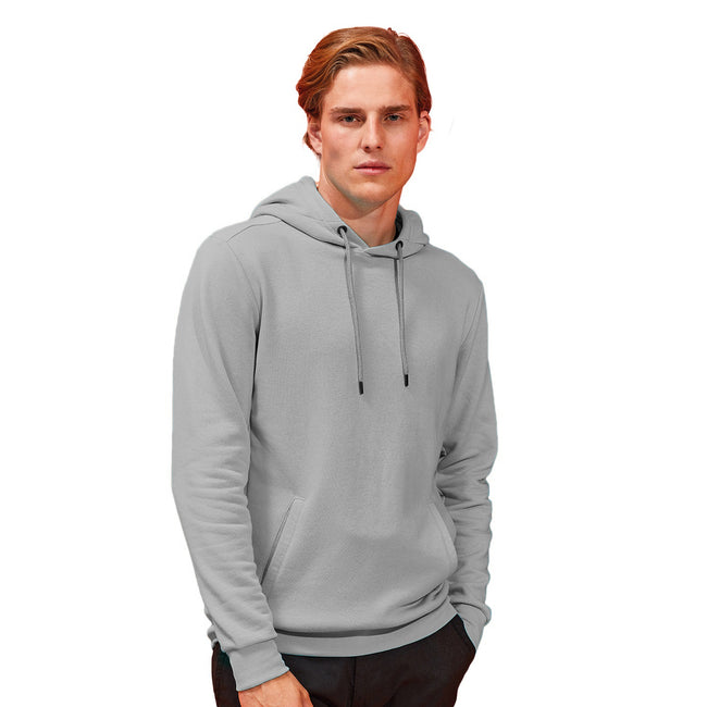 Heather Grey - Back - Asquith & Fox Mens Organic Hoodie