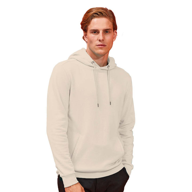 Natural - Back - Asquith & Fox Mens Organic Hoodie