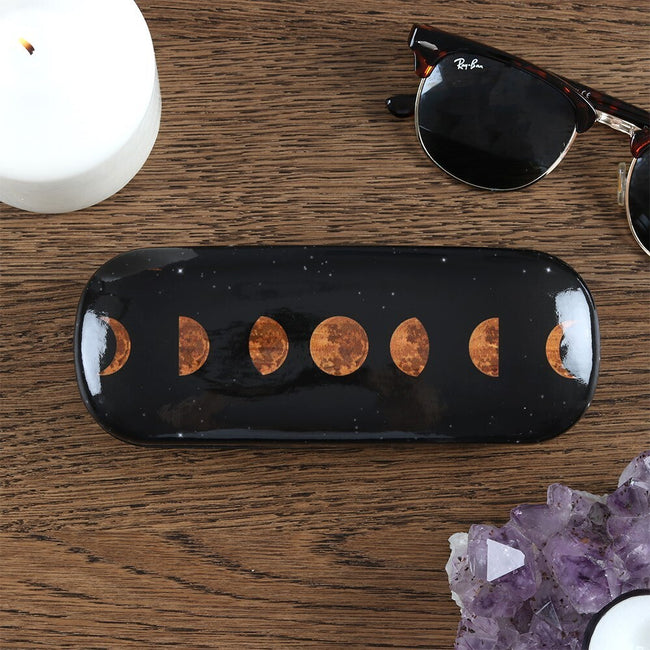 Black - Back - Something Different Moon Phases Glasses Case