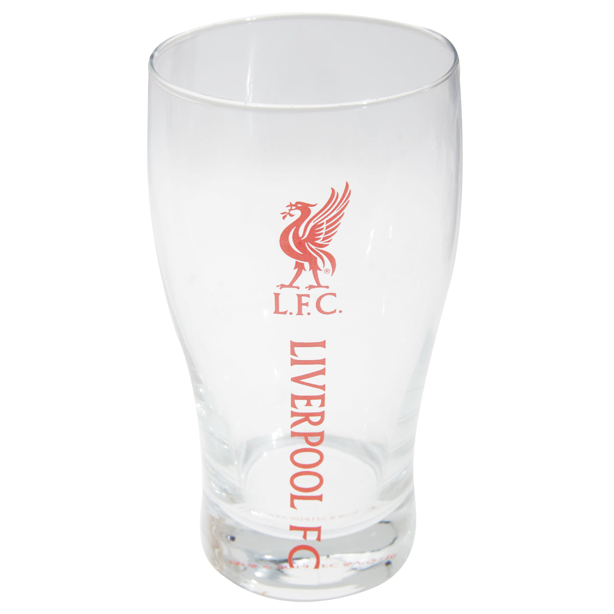 Liverpool FC Official Wordmark Football Crest Peroni Pint Glass 