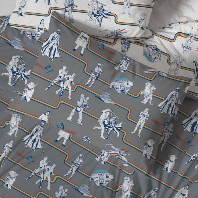 Multicoloured - Lifestyle - Star Wars Reversible Vintage Duvet Cover Set