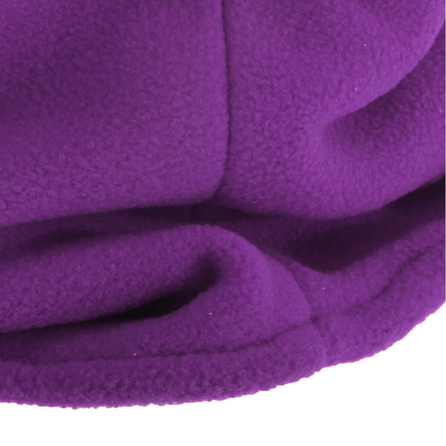 Purple - Back - FLOSO Childrens-Kids Fleece Winter Neckwarmer - Snood