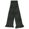 Green-Grey - Front - FLOSO Unisex House Style Knitted Winter Scarf With Fringe