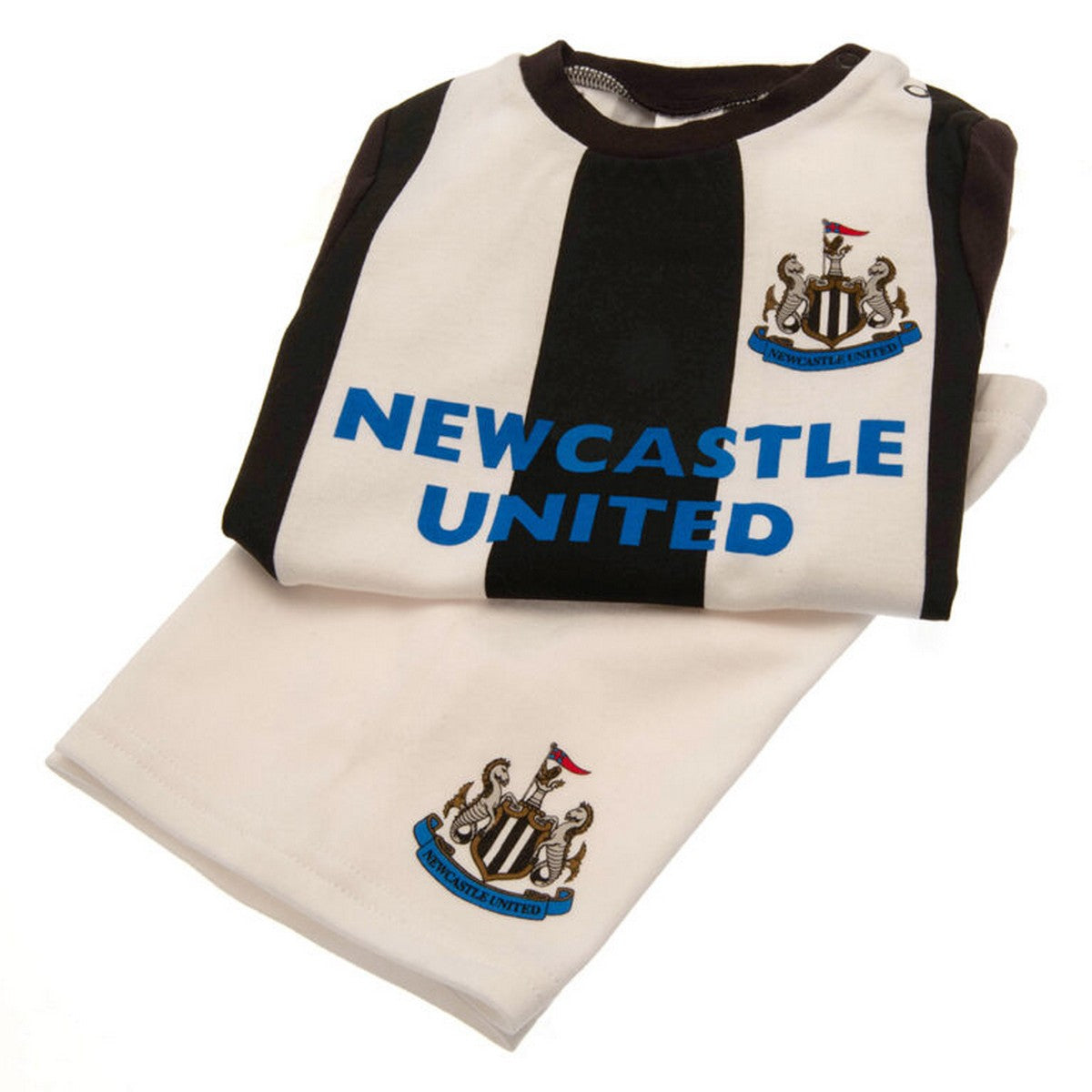 Black-White - Lifestyle - Newcastle United FC Baby Home Kit Top & Bottom Set
