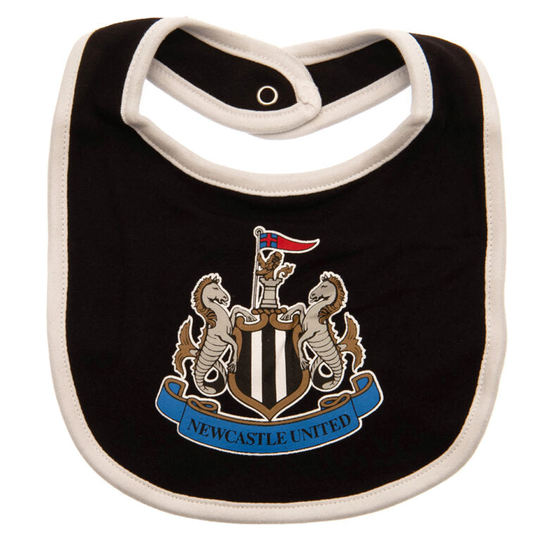 Newcastle United FC Baby Crest Bib (Pack of 2) Discounts on