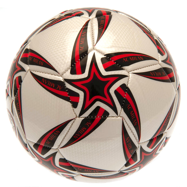 White-Red-Black - Back - AC Milan Stars Football