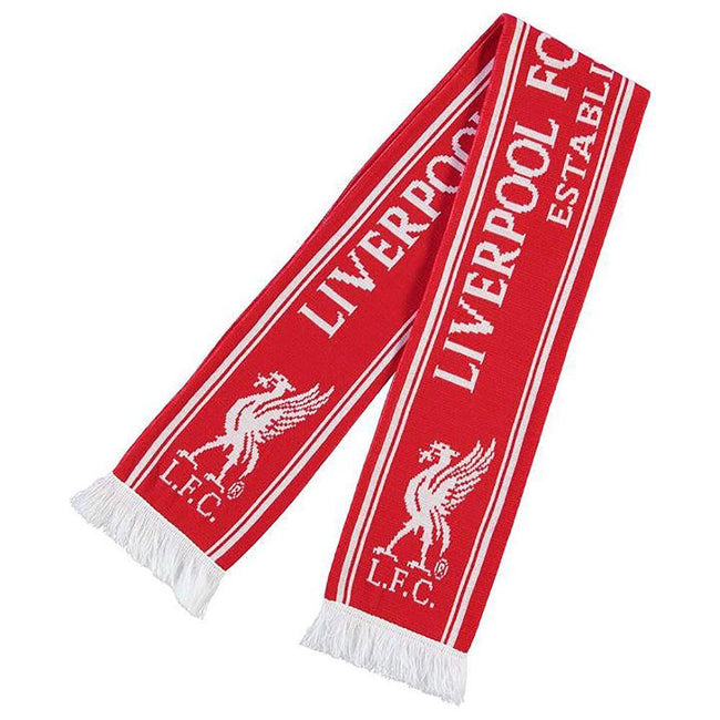 Red-White - Side - Liverpool F.C. Scarf LB