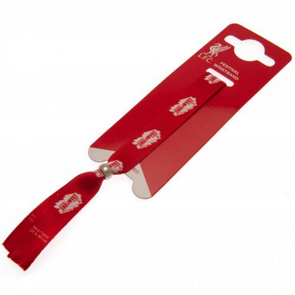 Red - Back - Liverpool FC Champions Of Europe Festival Wristband