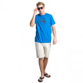 Bright Blue - Back - Trespass Mens Space Short Sleeve T-Shirt