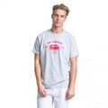 Grey Marl - Back - Trespass Mens Space Short Sleeve T-Shirt