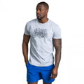 Grey Marl - Back - Trespass Mens Wicky Short Sleeve T-Shirt