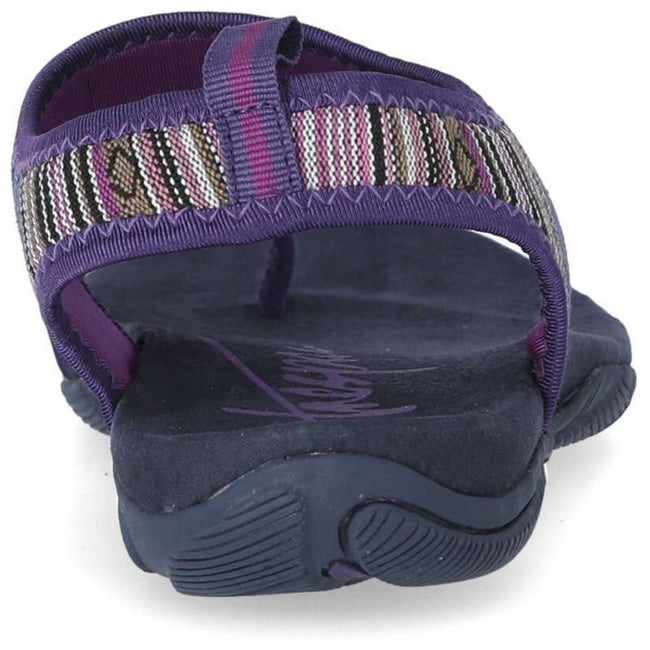 Purple - Side - Trespass Womens-Ladies Beachie Sandals