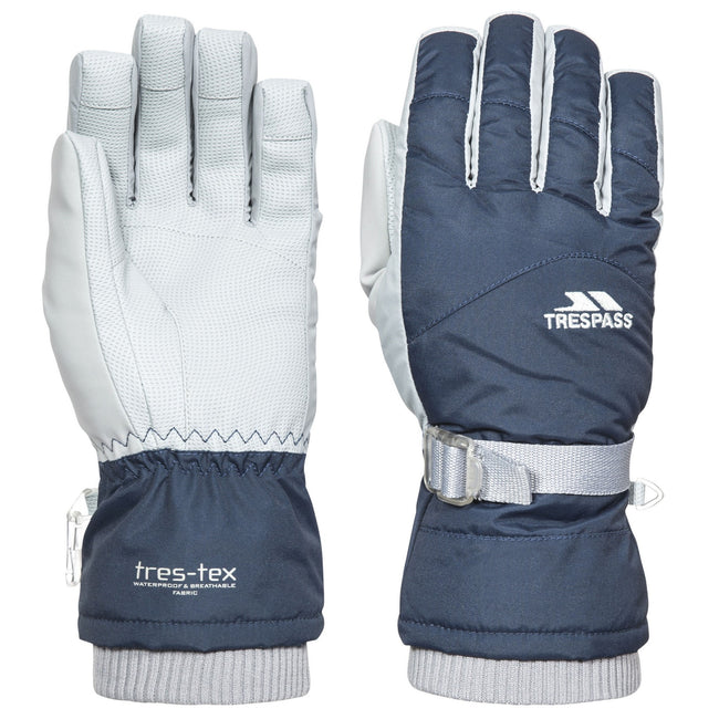 NAVY - Front - Trespass Childrens-Kids Vizza II Gloves