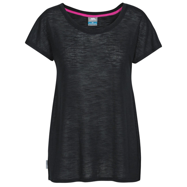 Black - Front - Trespass Womens-Ladies Nado Active Top