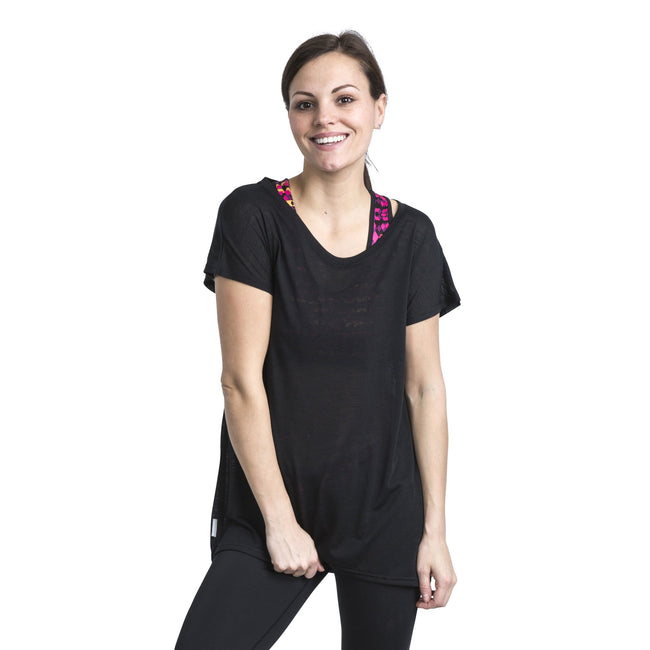 Black - Back - Trespass Womens-Ladies Nado Active Top