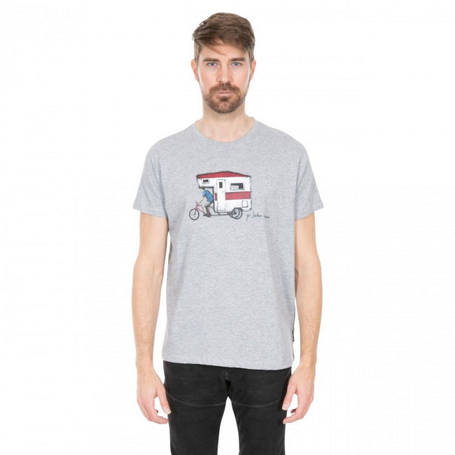 Grey Marl - Side - Trespass Mens Gibson II T-Shirt
