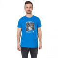 Blue - Back - Trespass Mens Downhill T-Shirt