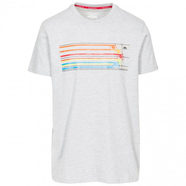 Grey Marl - Front - Trespass Mens Cycle T-Shirt