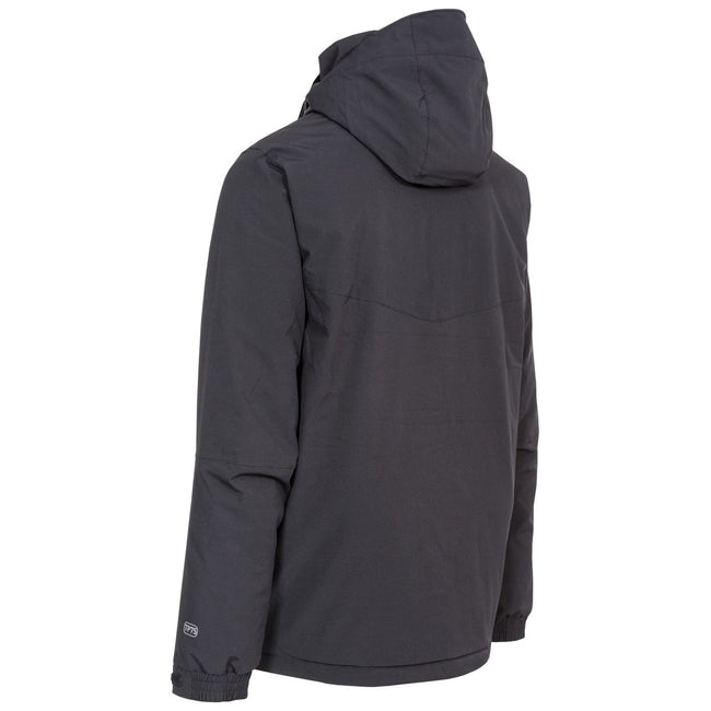 Black - Back - Trespass Mens Kilkee Waterproof Ski Jacket
