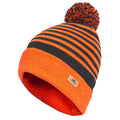 Black-Orange - Front - Trespass Mens Boseman Bobble Hat