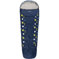 Navy Tone print - Front - Trespass Childrens-Kids Bunka Sleeping Bag
