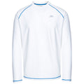 White - Front - Trespass Mens Burrows Long Sleeve Active Top