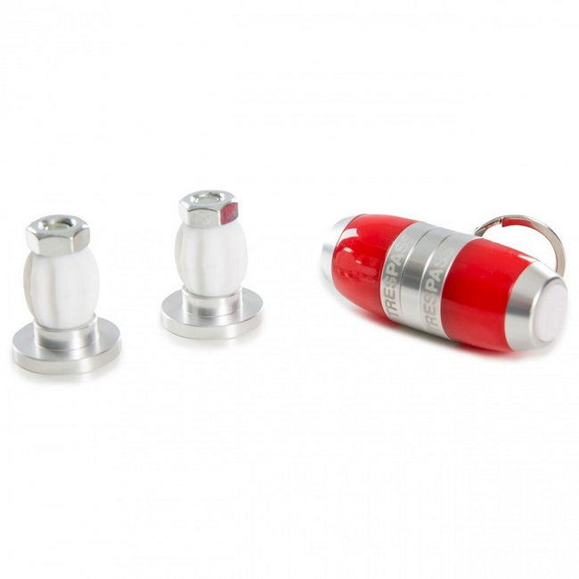 Red - Back - Trespass Indicate X Handlebar-Multi Purpose Pack Of 2 LED Lights